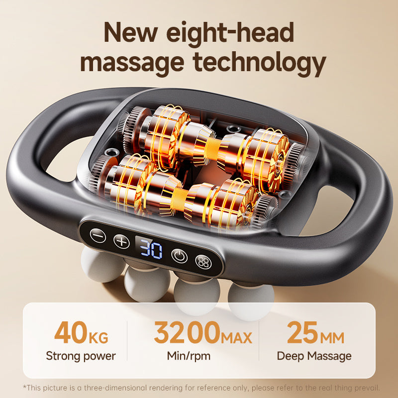 Haulsole™ 8-Head Professional Horse Massage Gun
